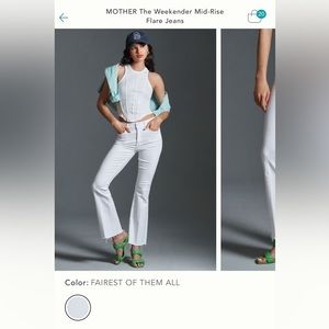 COPY - Mother white jeans